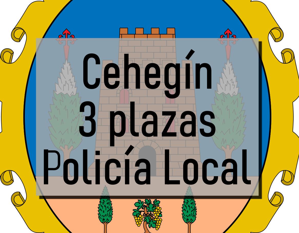 3 plazas Agente de Policía Local