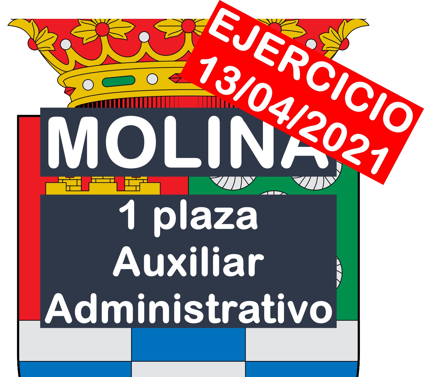 1 plaza Auxiliar Administrativo en Molina