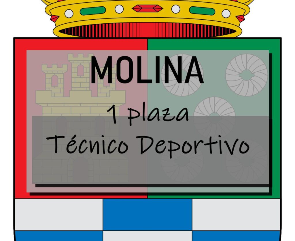 MOLINA DE SEGURA | 1 plaza Técnico Deportivo Molina 1 1 plaza Técnico Deportivo Molina