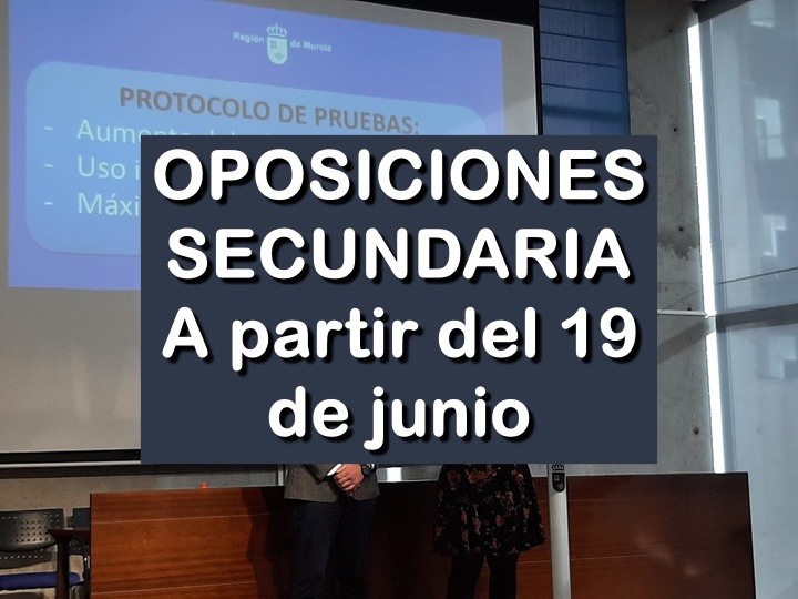 oposiciones a Secundaria en Murcia