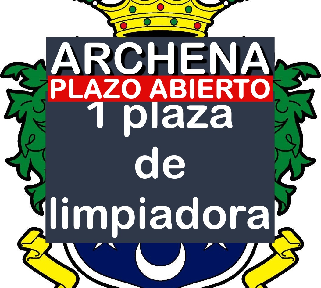 1 plaza Limpiadora de Archena