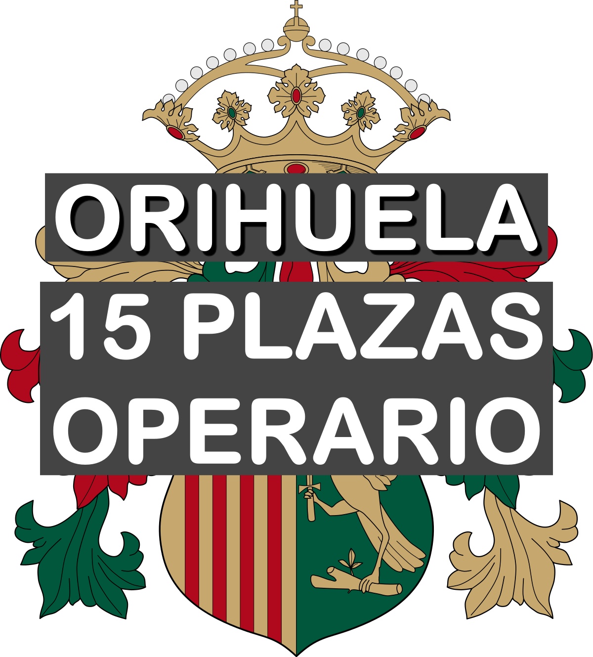15 plazas operario en Orihuela