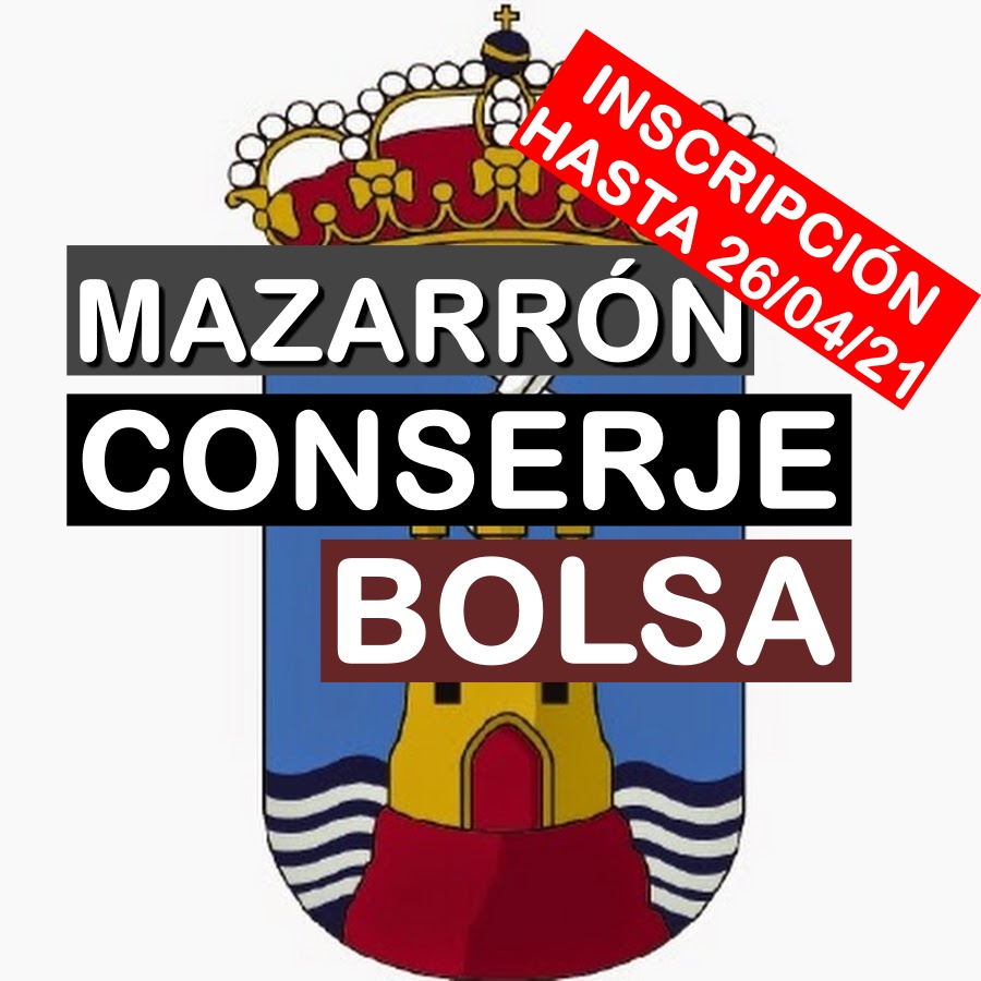 1 Bolsa de empleo de Conserje en Mazarrón