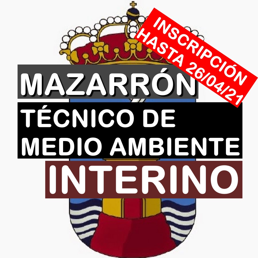 1 Técnico de Medio Ambiente en Mazarrón