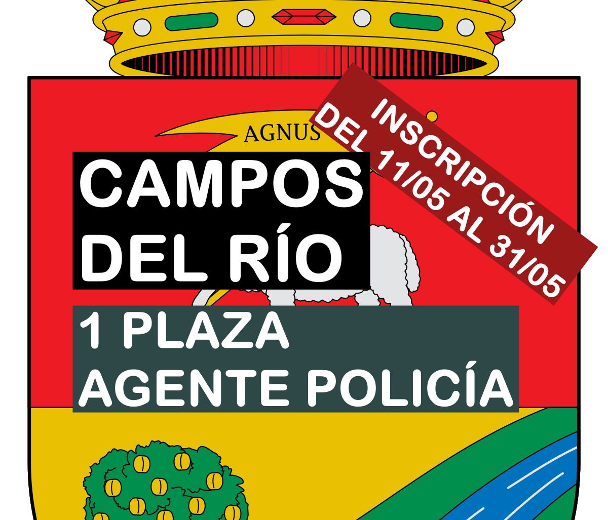 1 plaza Agente Policía Local en Campos del Río