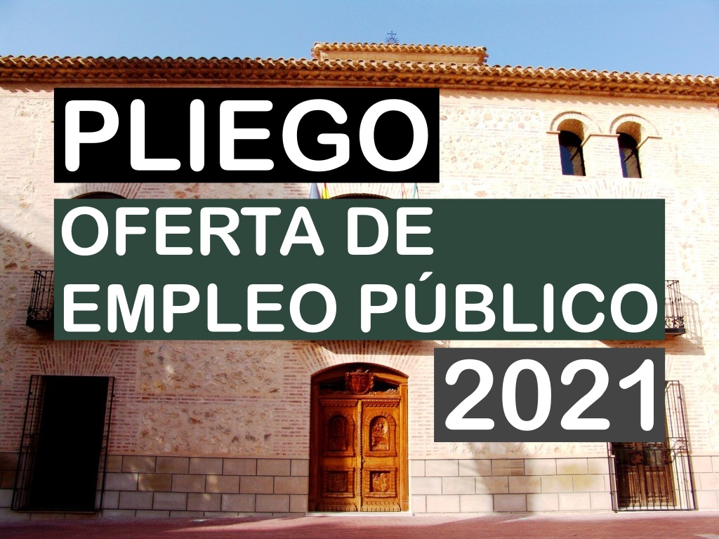Oferta de empleo público 2021 del Ayuntamiento de Pliego