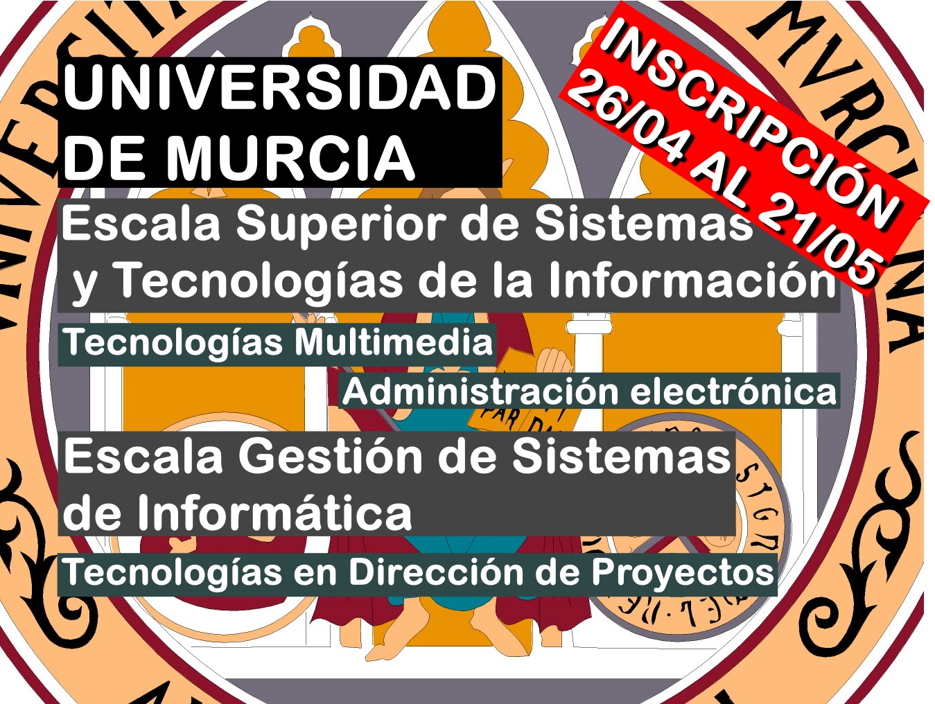 Universidad de Murcia convoca 3 procesos selectivos en la Escala Superior y de Gestión de Sistemas Informáticos
