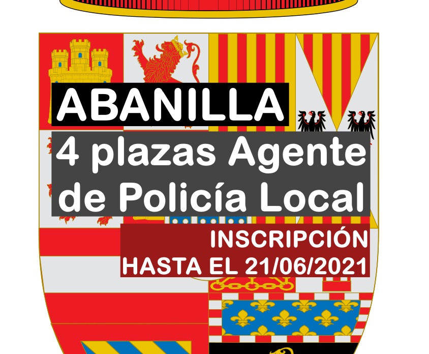 4 plazas Agente Policía Local en Abanilla