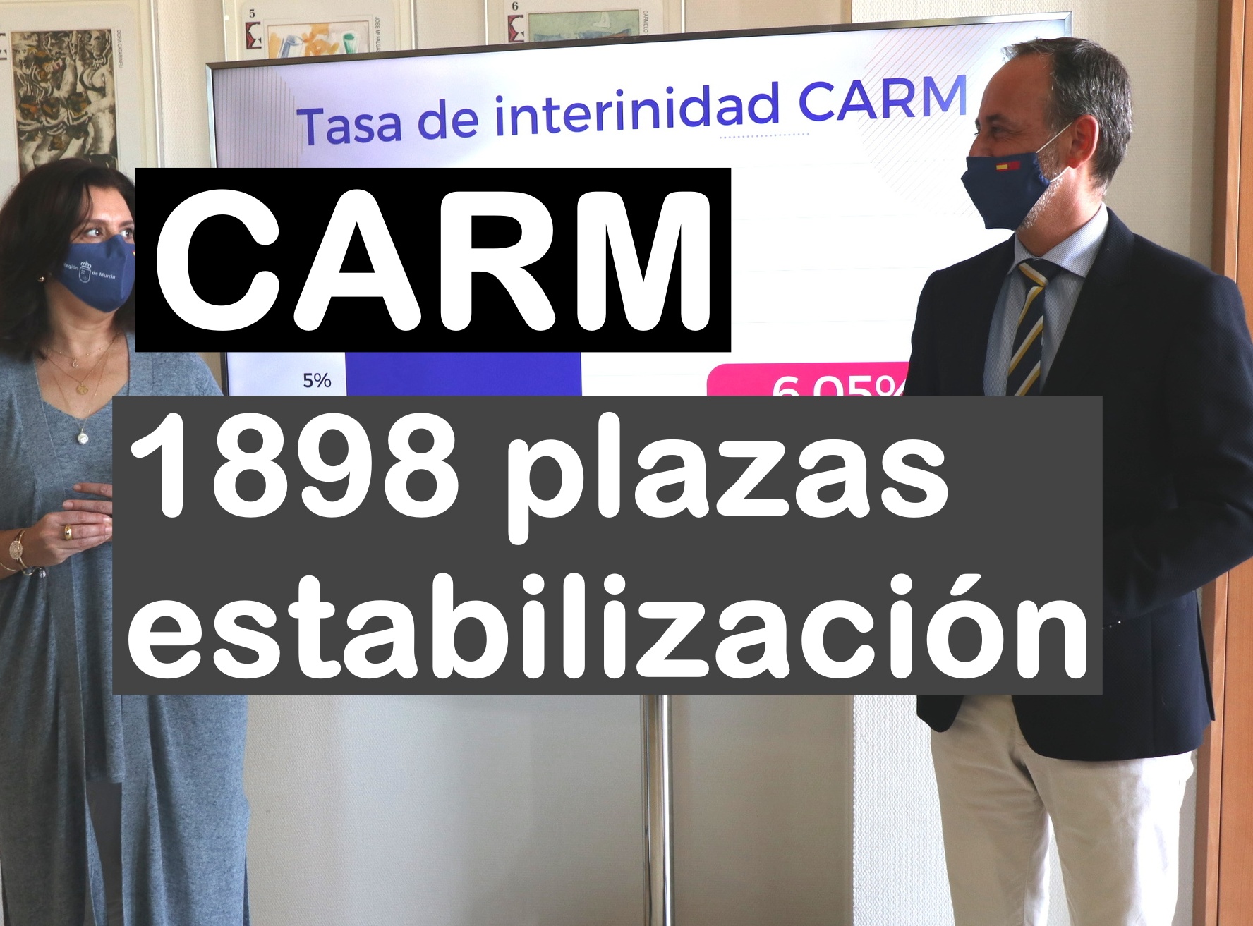 La CARM oferta 1898 plazas