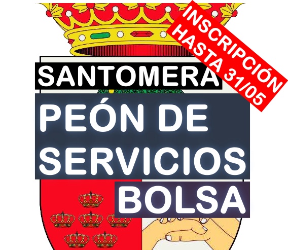 Bolsa de peón de servicios en Santomera