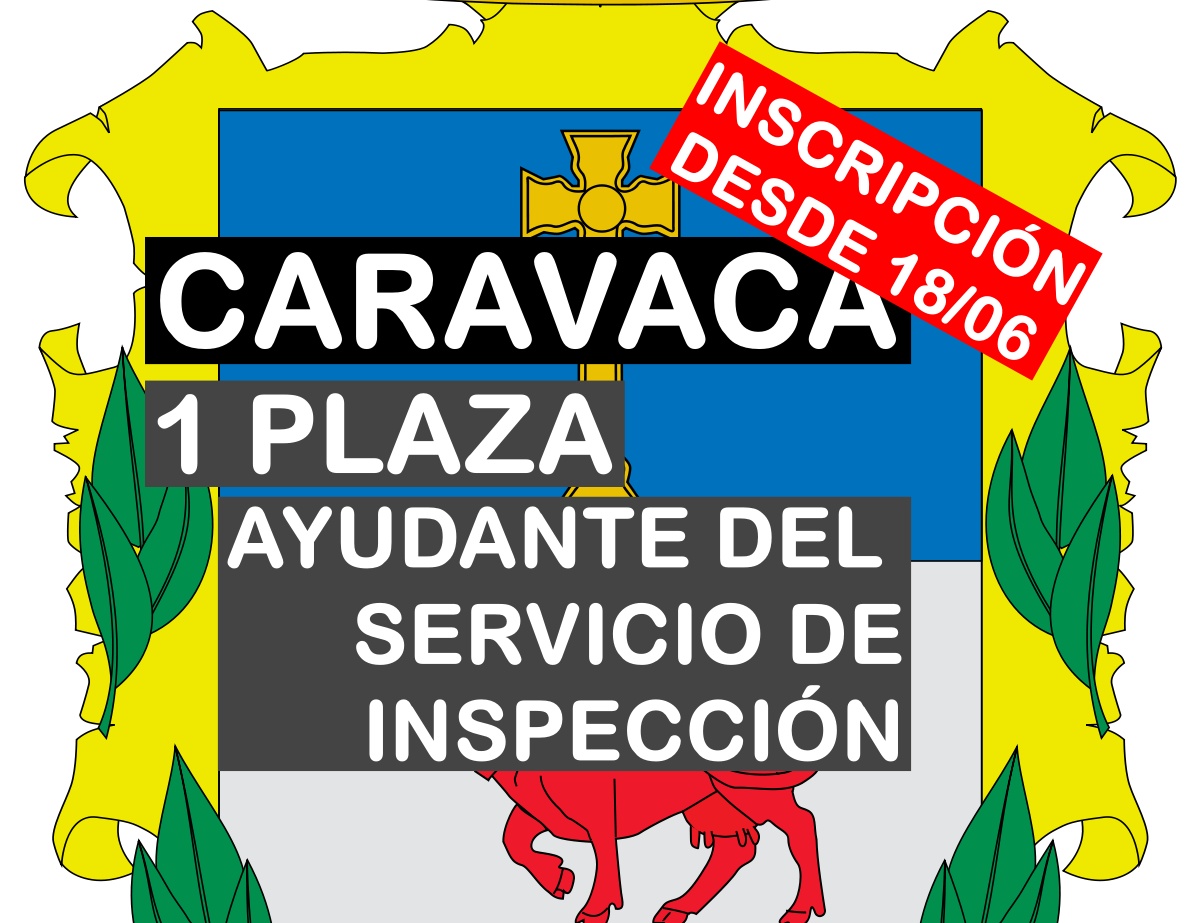 1 Ayudante del Servicio de Inspección en Caravaca