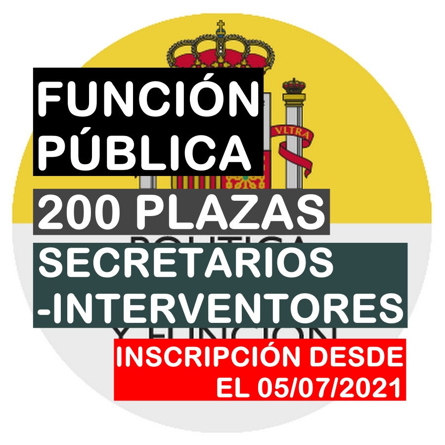 200 PLAZAS SECRETARIO-INTERVENTOR