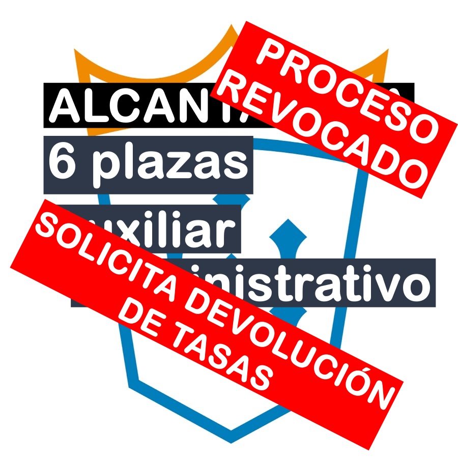6 plazas Auxiliar Administrativo en Alcantarilla