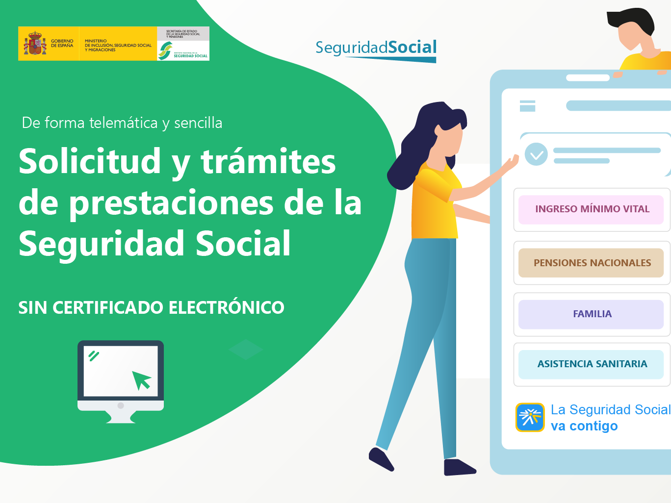 realizar trámites en el INSS de manera telemática sin certificado digital