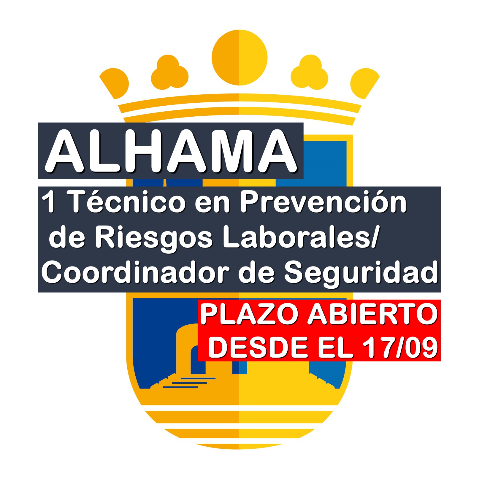 1 Técnico en Prevención de Riesgos Laborales/Coordinador de Seguridad en Alhama de Murcia