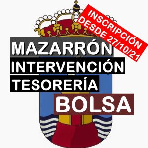 2 Bolsas para Intervención y Tesorería en Mazarrón
