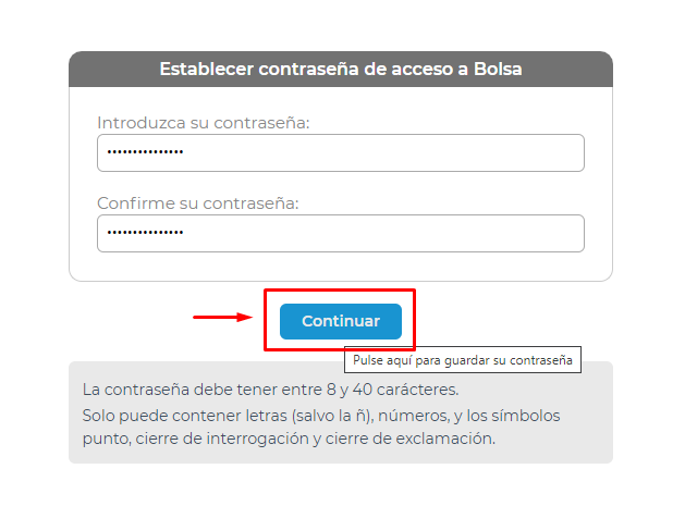 acceso bolsas sms sin certificado 9