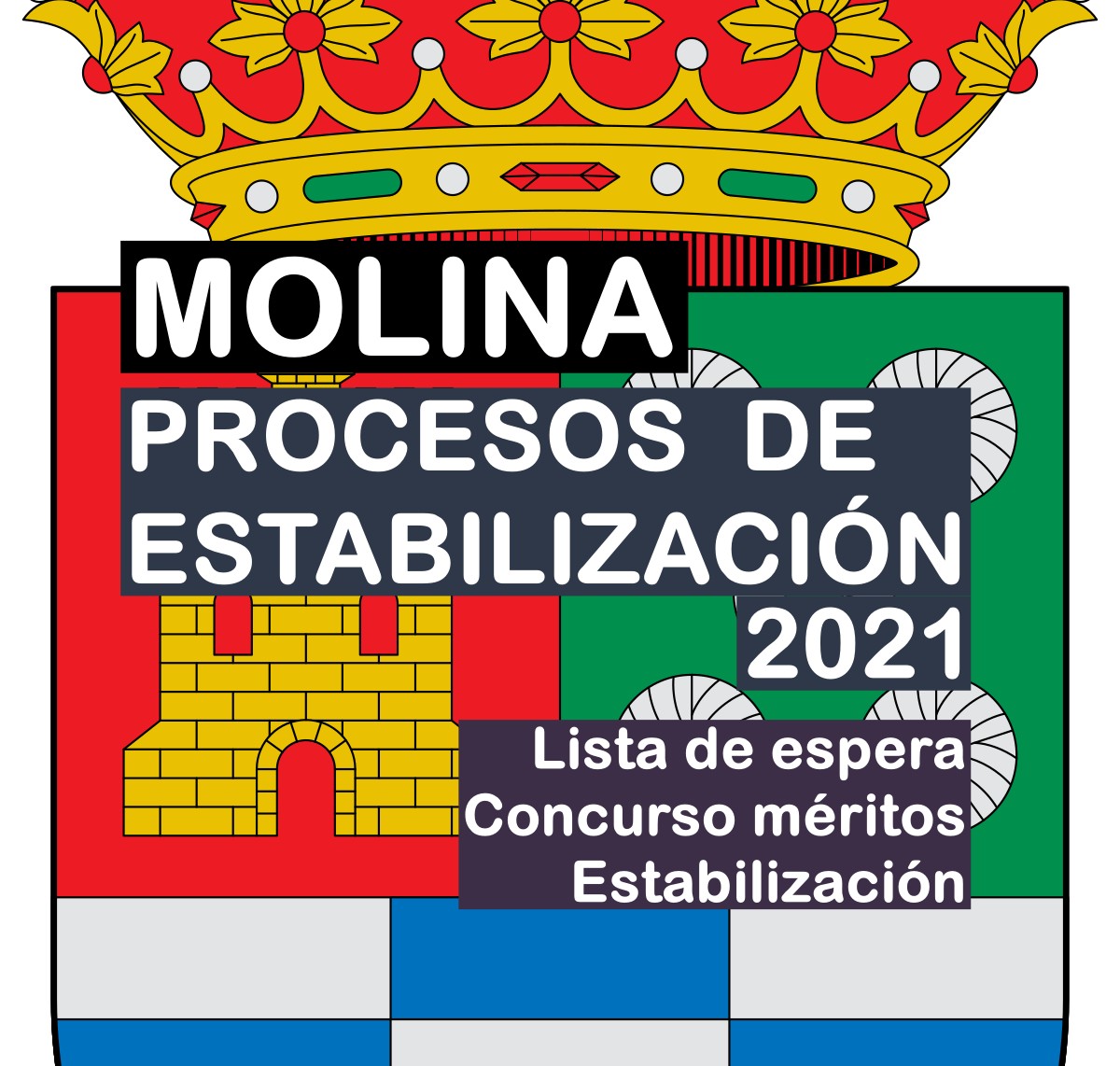 Procesos selectivos de estabilización de empleo temporal con lista de espera en Molina de 2021