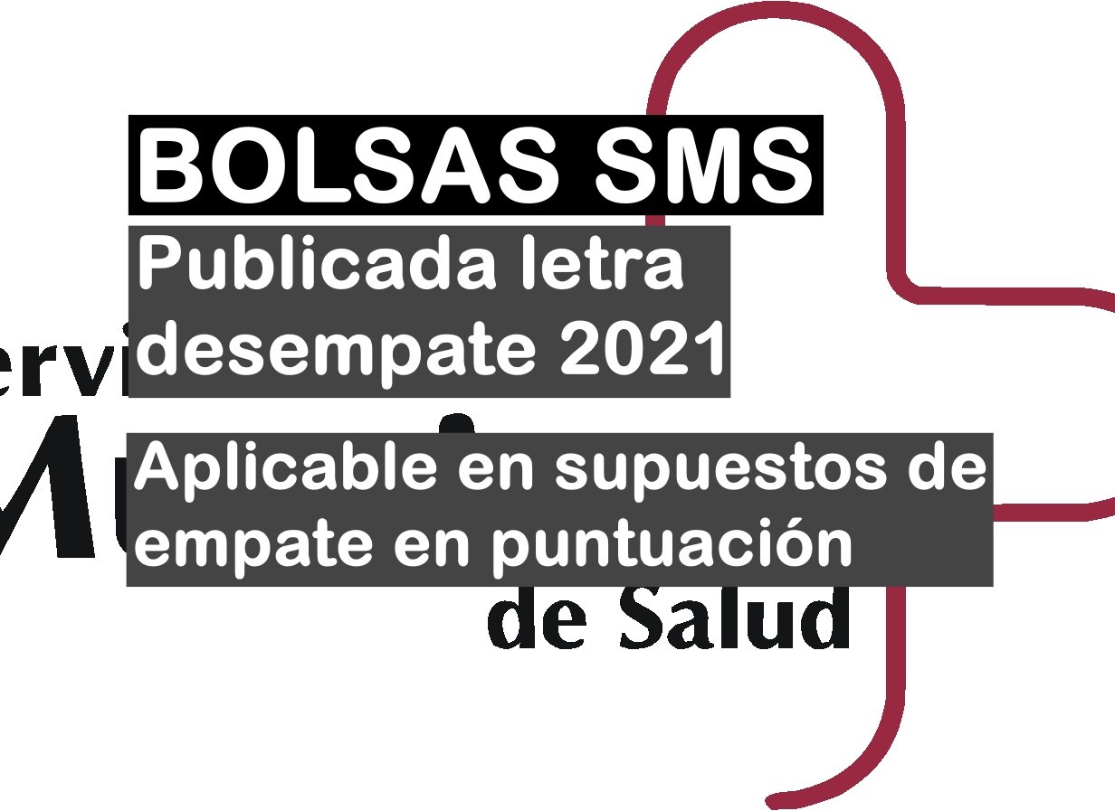 Servicio Murciano de Salud publica la letra de desempate