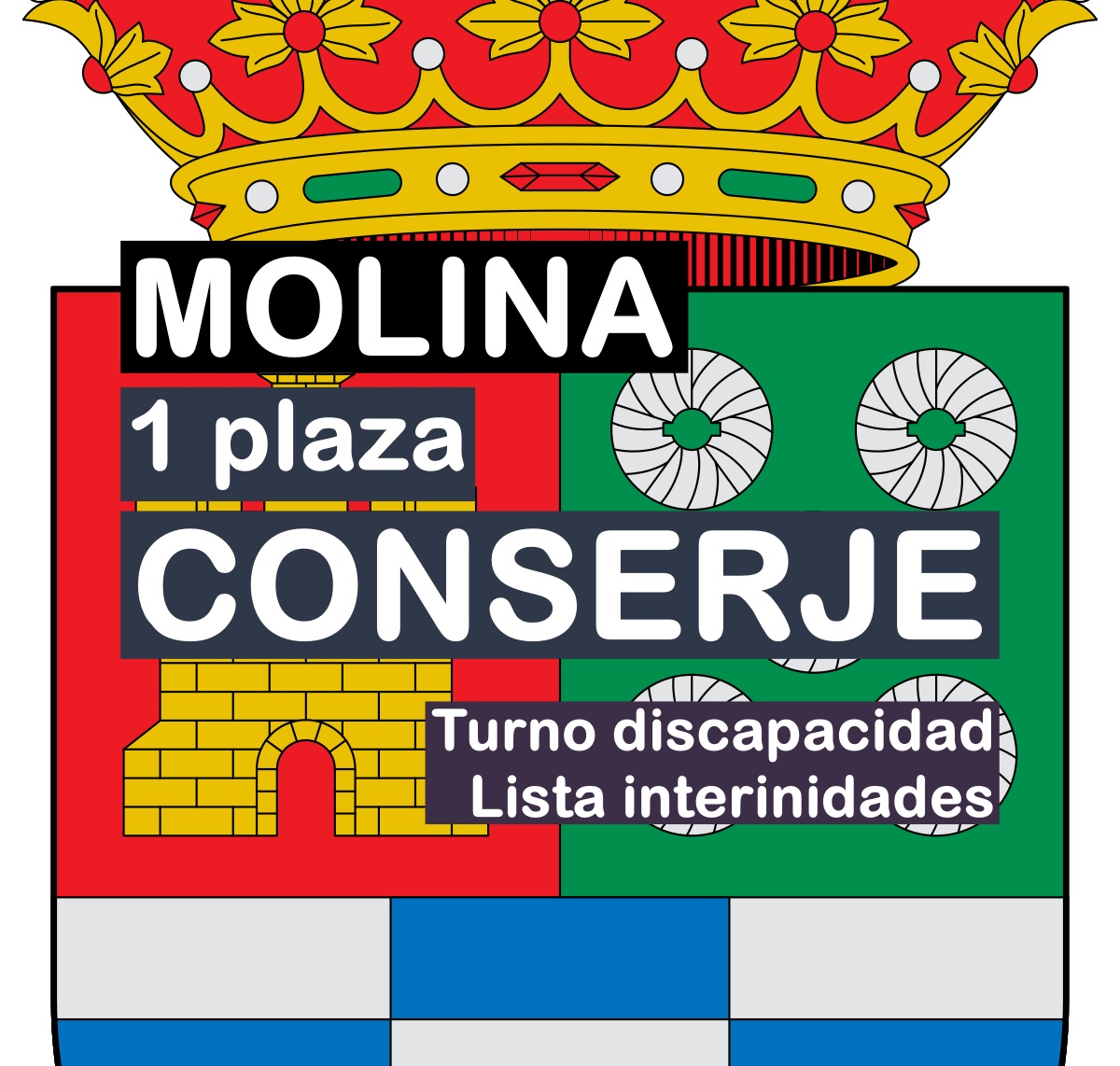 1 Conserje turno discapacidad en Molina