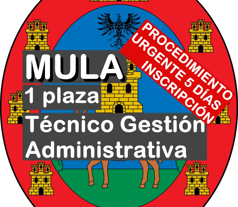 1 Técnico de Gestión Administrativa en Mula