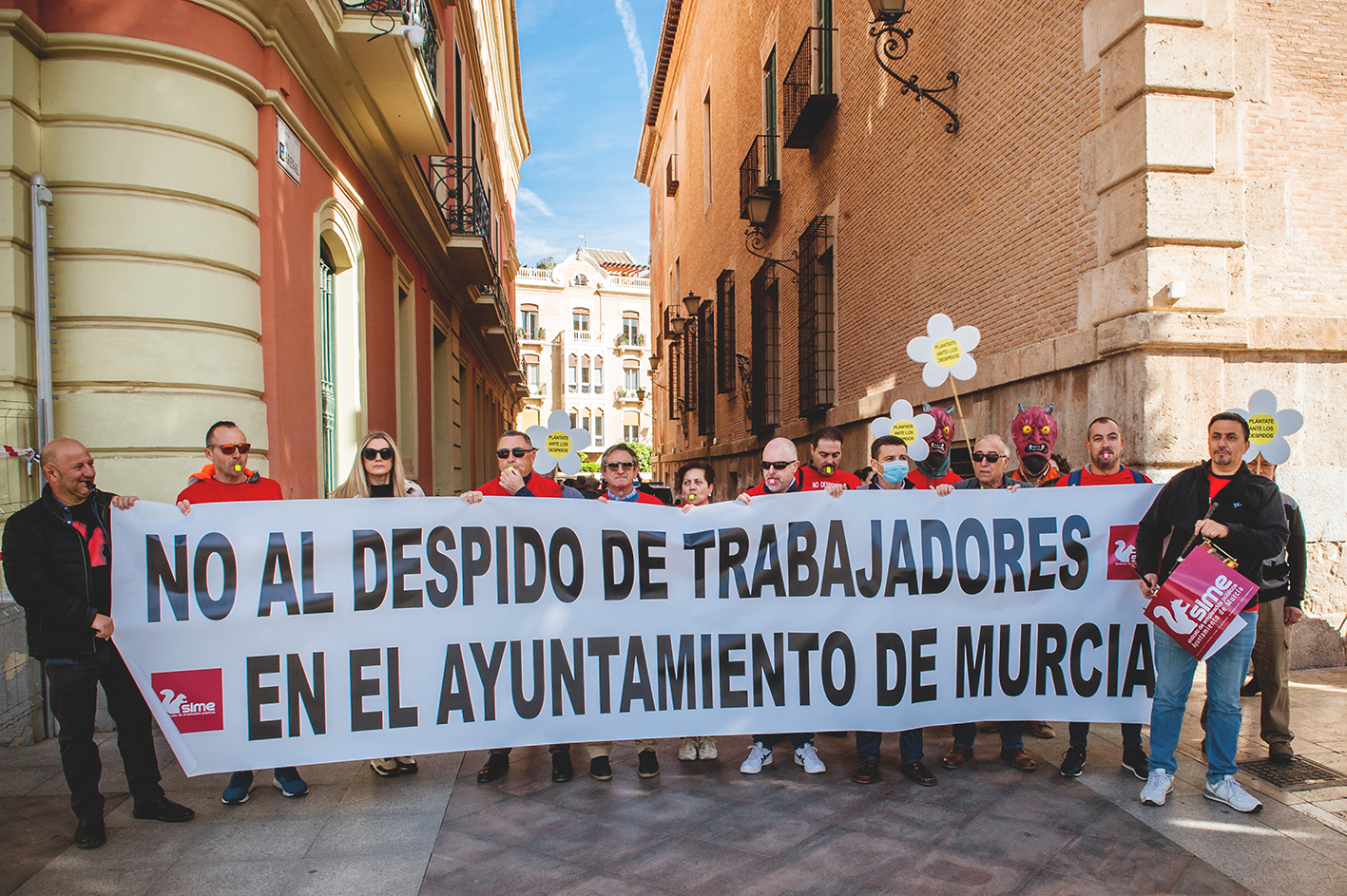 protestas sime ayuntamiento murcia 2023