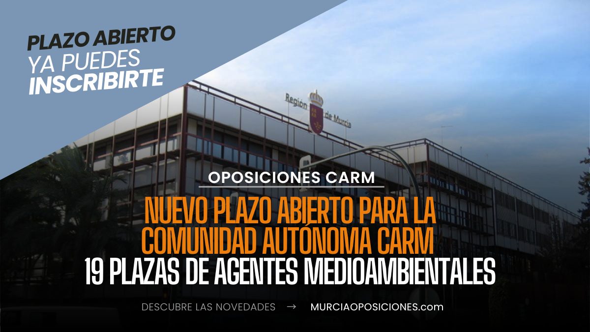 19 plazas de agentes medioambientales carm