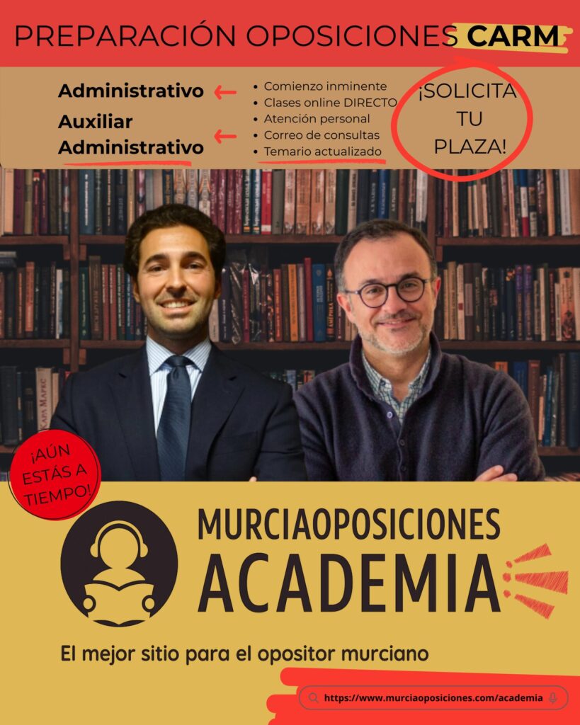 Convocatoria de 21 plazas de técnicos especialistas educación intervención social CARM 2 ACADEMIA MURCIAOPOSICIONES Post de Instagram
