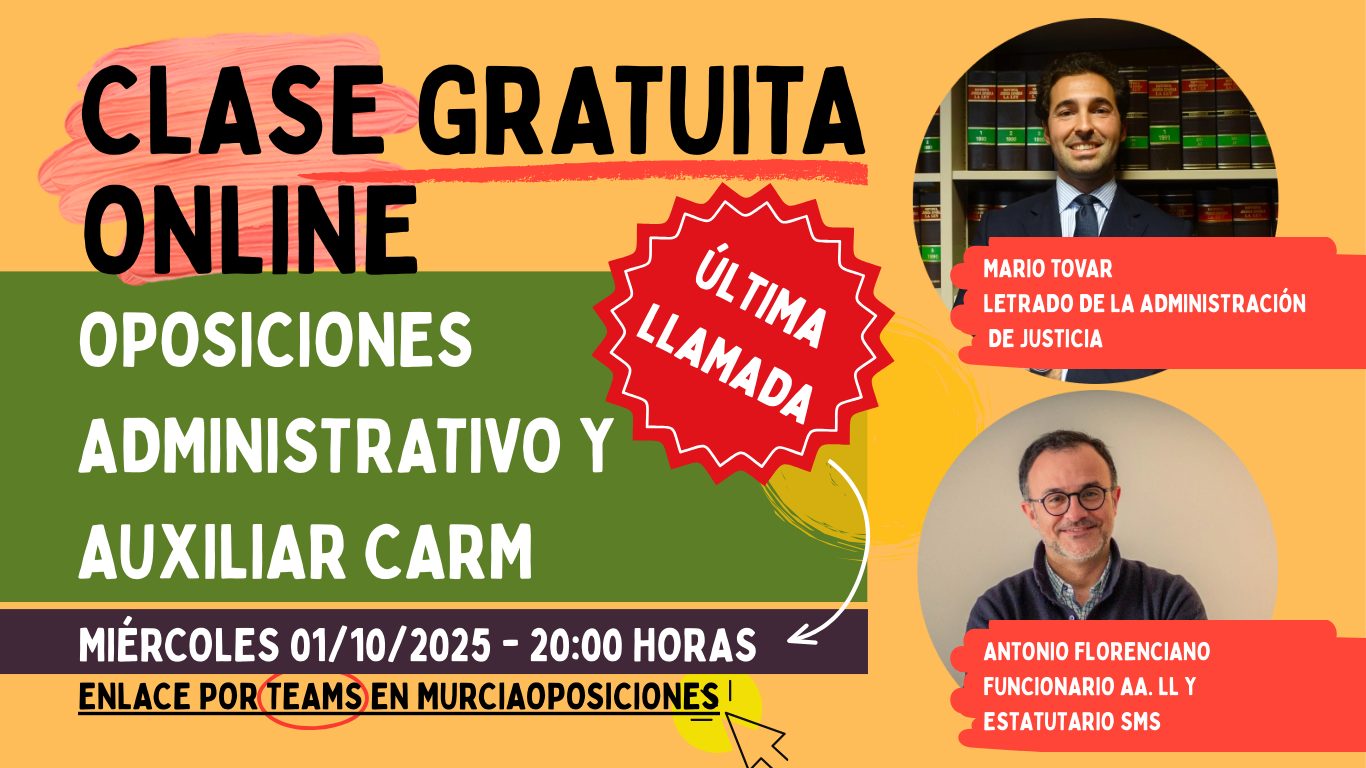 Segunda clase MURCIAOPOSICIONES Academia