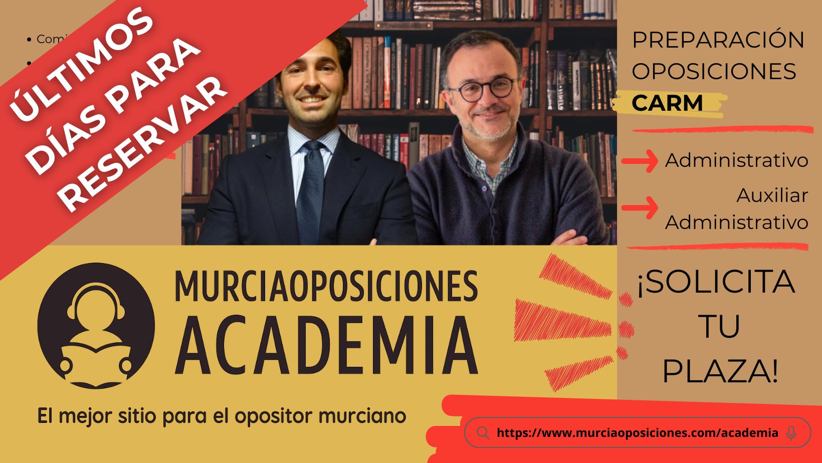 RESERVA YA ACADEMIA MURCIAOPOSICIONES
