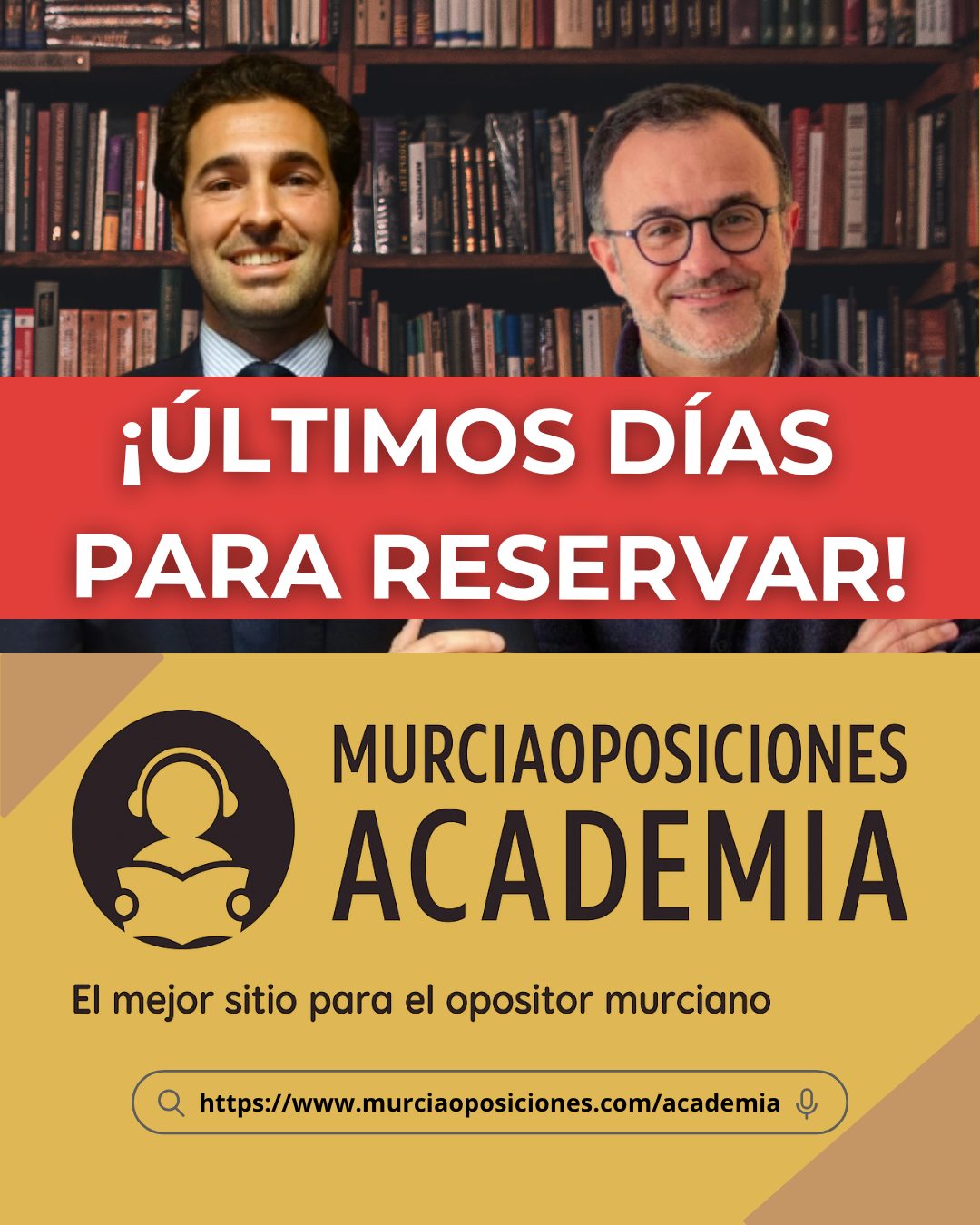 RESERVA YA ACADEMIA MURCIAOPOSICIONES CUADRADO