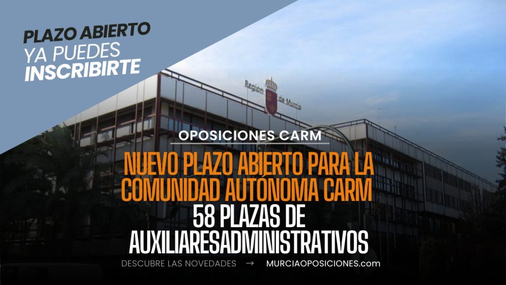 58 plazas de auxiliares administrativos FB