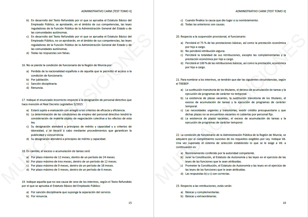Administrativo CARM 2026 Tomo II actualizado octubre 2026 + Tests PDF 5 Administrativo CARM 2026 Tomo II actualizado octubre 2026 + Tests PDF - Imagen 5