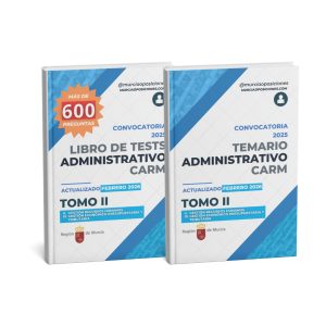 imagen ADMINISTRATIVO Y TEST CARM 2025 TOMO II para ficha