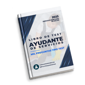 Libro de test Ayudante de Servicios del SMS con 1.000 preguntas tipo test