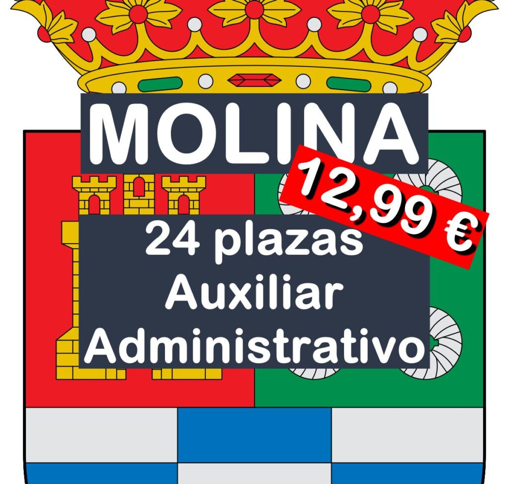 24 plazas de Auxiliar Administrativo en Molina de Segura